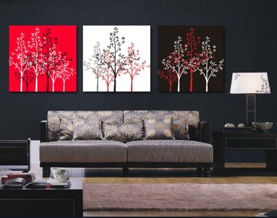 File gốc in ấn Tải tranh bộ ghép 3 tấm những bông hoa #38 (sẵn sàng tải về)