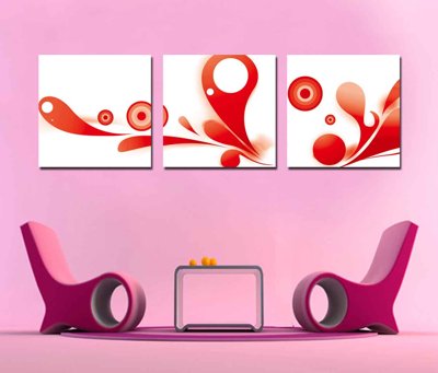 File in ấn Tải tranh bộ ghép 3 tấm trang trí trừu tượng #76 (bản gốc) cao cấp