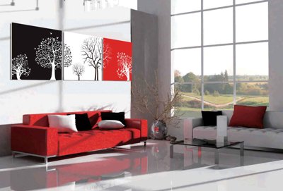 Tải file Tải tranh bộ ghép 3 tấm trang trí trừu tượng #80 (gốc) chủ đề tôn giáo