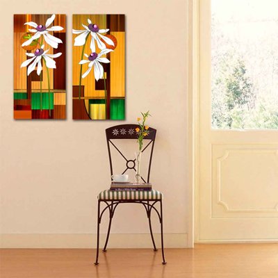 Tải file Tải tranh ghép bộ 2 tấm những bông hoa #33 (gốc) chủ đề phong thủy