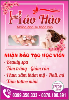 File ảnh Tổng hợp biển quảng cáo Spa - làm đẹp file corel (gốc) in quảng cáo ngoài trời