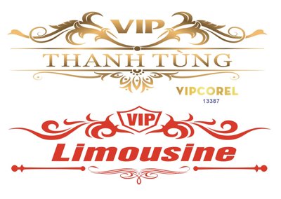 File tranh gốc PSD Tem decal dán xe Limousin Thanh Tùng VIP còn nguyên layer