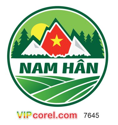 File tranh Tem nhãn thời trang Nam Hân file corel (bản gốc) in canvas