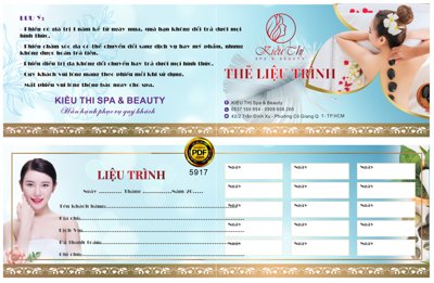File gốc Thẻ liệu trình Kiều Thị Spa & Beauty file corel (PNG) nền trong suốt