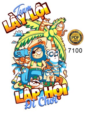 Tải file gốc Thiết kế mẫu in áo "Team lầy lội lập hội đi chơi" (in tráng gương) 5DFile gốc Thiết kế mẫu in áo "Team lầy lội lập hội đi chơi" (in ấn) phiên bản premium