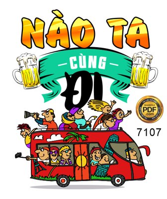 File tranh Thiết kế mẫu in áo thun "Nào ta cùng đi" file corel (bản gốc) treo tường