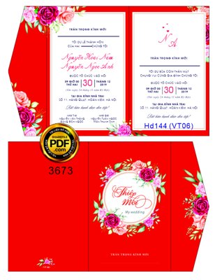 Tải file Thiệp cưới Hoài Nam và Ngọc Anh HD144 (VT08) (gốc) làm file in ấn