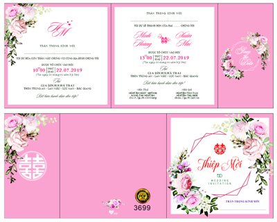 Chi tiết file ảnh Thiệp cưới Hoài Nam và Ngọc Anh mã thiệp HD118 sắc nét