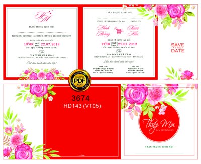 File tranh Thiệp cưới Minh Hoàng và Xuân MAi HD143 (VT05) (gốc) chủ đề con người