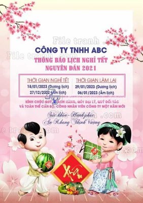 Download file tranh PSD Thong bao nghi tet (3)_1 để chỉnh sửa
