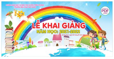 Tải file tranh Trường mẫu giáo Sao Sáng chào mừng năm học mới #3 file PDF & CDR (gốc) tại Filetranh.com