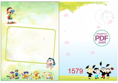 File PSD in ấn Trang trí mầm non -Bảng thi đua #12 file PDF & CDR (chất lượng cao)