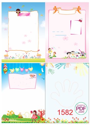 File ảnh Trang trí mầm non -Bảng thi đua #15 file PDF & CDR (gốc) in PP, decal