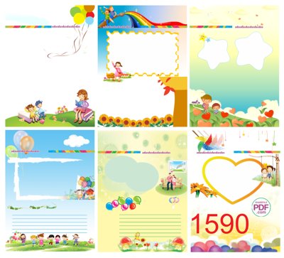 Tải file PSD Trang trí mầm non -Bảng thi đua #22 file PDF & CDR (nguyên layer) để in