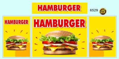 Tải file gốc Trang trí xe đẩy hàng Hamburger #7 file corel (in bạt) quảng cáo