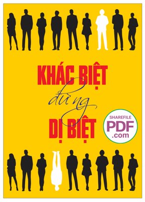 File PSD Tranh động lực treo tường Khác biệt đừng dị biệt file vector PDF (gốc) cho designer