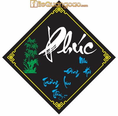 File gốc Tranh điện phúc lộc thọ - Tài lộc - Cha mẹ file CDR (phiên bản chuẩn) để in ấn