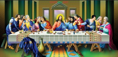 Tải file Tranh 12 vị Tông Đồ - Công Giáo - Tranh chất lượng cao (PSD) cho in tranh kính