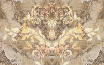 File tranh Tranh 3D giả đá - vân đá - vân đối xứng #79 (gốc) in vải canvas