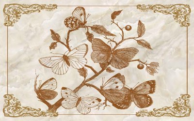 File tranh gốc Tranh 3D giả đá - vân đá - vân đối xứng #80 chủ đề hiện đại