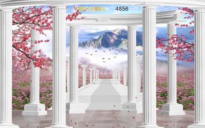 File PSD Tranh 3D mã "3D-011" đến "3D-020" - Tranh trang trí (bản gốc) độ phân giải cao