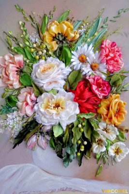 File PSD Tranh bình hoa treo tường 3D đẹp #10 (bản gốc) độ phân giải cao