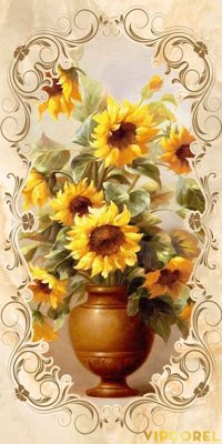 Tệp tin gốc Tranh bình hoa treo tường 3D đẹp #19 (chất lượng) Tranh bình hoa treo tường 3D đẹp #19