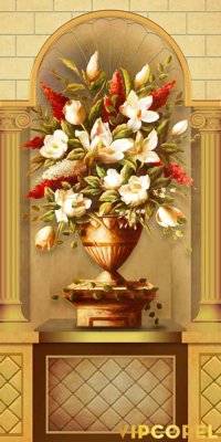 Ảnh mô tả file gốc in mica Tranh bình hoa treo tường 3D đẹp #22
