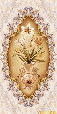 File tranh Tranh bình hoa treo tường 3D đẹp #31 (bản gốc) trang trí văn phòng