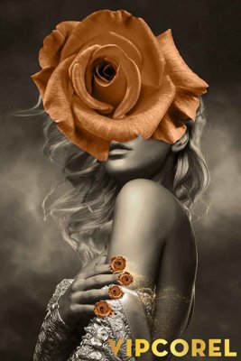 File ảnh Tranh bình hoa treo tường 3D đẹp #32 (gốc) in PP, decal