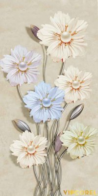 File tranh Tranh bình hoa treo tường 3D đẹp #53 (bản gốc) in canvas