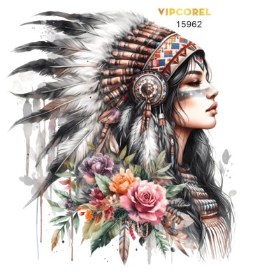 Tải file gốc Tranh cô gái thổ dân da đỏ #3 file corel (in tráng gương) cao cấpFile gốc Tranh cô gái thổ dân da đỏ #3 file corel (in ấn) phiên bản độc quyền