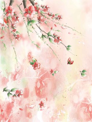 Tải file Tranh dán tường 3D hoa nghệ thuật hiện đại #16 (PSD) cho in tranh 3D