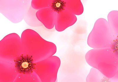 File gốc in ấn Tranh dán tường 3D hoa nghệ thuật hiện đại #169 chuẩn màu CMYK