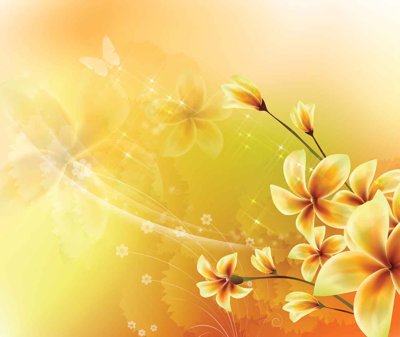 Tải file gốc Tranh dán tường 3D hoa nghệ thuật hiện đại #184 (in khổ lớn) không vỡ