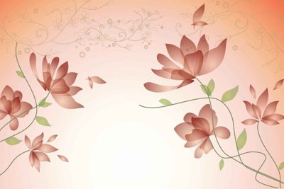 Download file Tranh dán tường 3D hoa nghệ thuật hiện đại #196 (gốc) in mica cao cấp