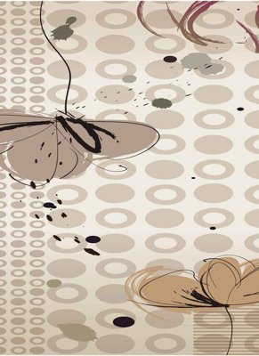 Ảnh mô tả file gốc in mica Tranh dán tường 3D hoa nghệ thuật hiện đại #5