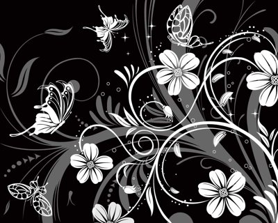 File tranh Tranh dán tường 3D hoa nghệ thuật hiện đại #57 (file gốc) chuẩn màu in