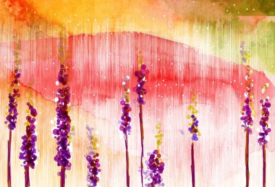 File tranh Tranh dán tường 3D hoa nghệ thuật hiện đại #82 (gốc) chủ đề thiên nhiên