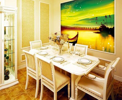 File tranh Tranh dán tường 3D phong cảnh hữu tình #106 (bản gốc) treo tường