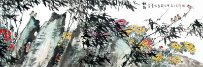 Tải file Tranh ghép phong cảnh treo tường trang trí phòng #15 (gốc) in nhanh