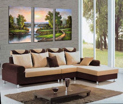 File gốc Tranh ghép phong cảnh treo tường trang trí phòng #29 (trang trí) cho phòng khách