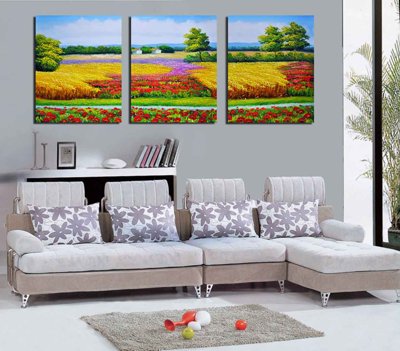 File PSD Tranh ghép phong cảnh treo tường trang trí phòng #42 (bản gốc) dễ dàng edit