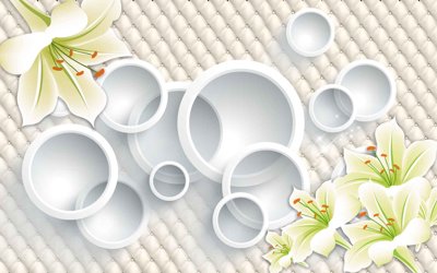 Mua file tranh gốc Tranh hoa nổi 3D - Tranh hoa dán tường 3D #40 tại Filetranh.com