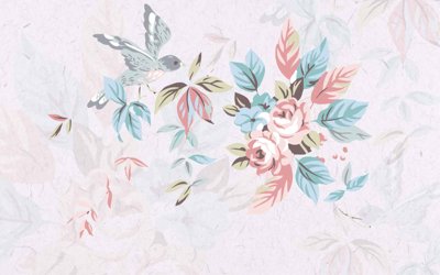 Ảnh gốc file in lụa Tranh hoa nổi 3D - Tranh hoa dán tường 3D #97 chi tiết