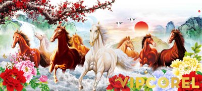 Tải file Tranh ngựa Mã Đáo Thành Công #38 (gốc) để in ấn ngay