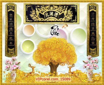 Tải file Tranh phòng thờ, bàn thờ, mâm ngũ quả file PSD 15089 (gốc) làm tranh treo tường