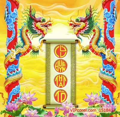 File in trần Tranh phòng thờ, bàn thờ, mâm ngũ quả file PSD 15184 (bản gốc) bầu trời