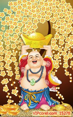 File gốc Tranh tài lộc - Tranh tường 3D file PSD 15278 (AI/EPS) cho in ấn