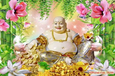 Download file gốc Tranh tài lộc - Tranh tường 3D file PSD 15299 (độ nét cao)